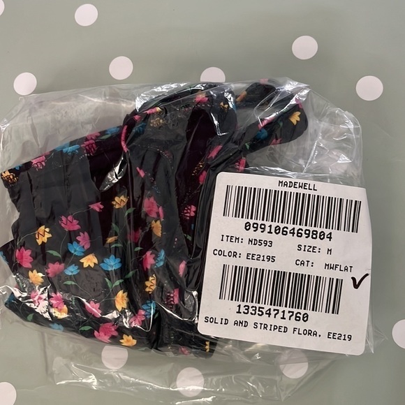 Madewell Solid & Striped Elsa Bikini Bottom Floral ND593 - Picture 10 of 10